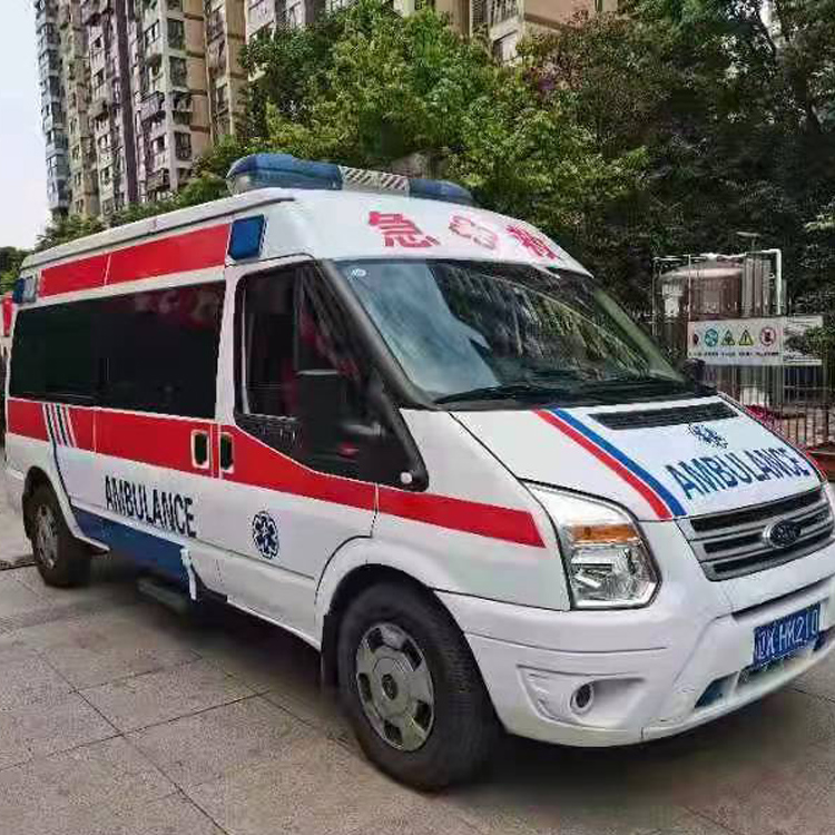 长岛长途救护车护送病人返乡